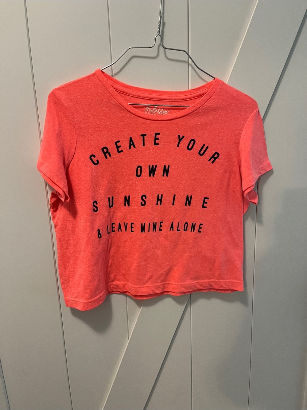 Darling Neon Coral Graphic Tee